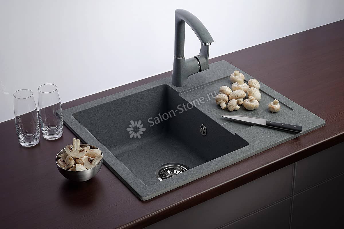 Раковина на кухню Corian Deep Storm
